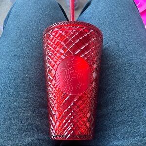 Starbucks 2021 Holiday Christmas Studded Red Jeweled
Tumbler Cup, Grande 16 oz